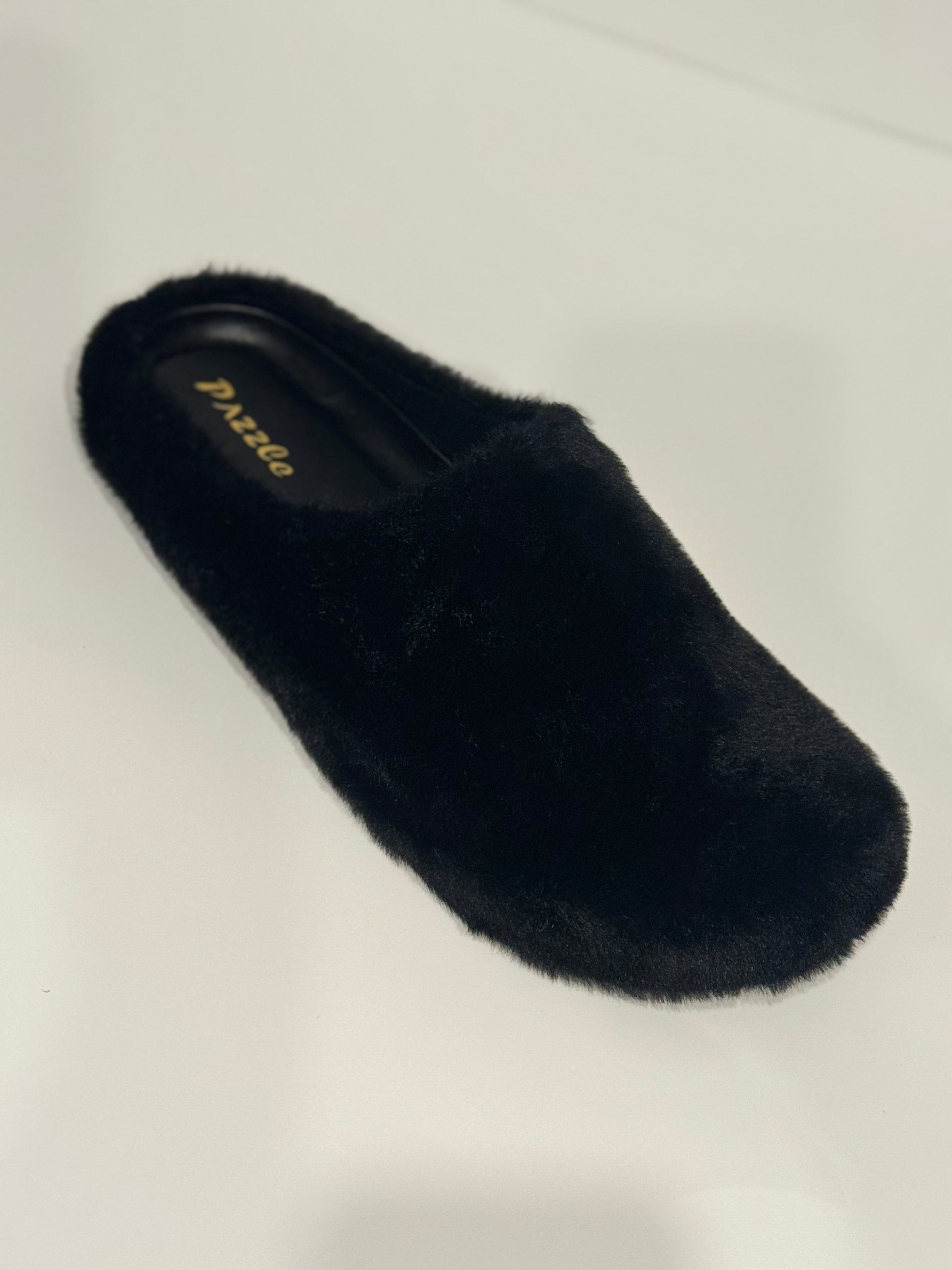 black furry slide