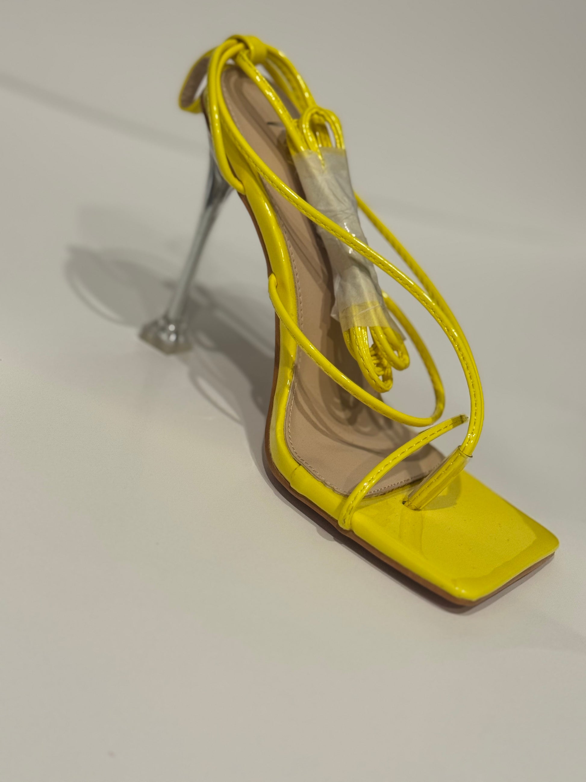 yellow heel