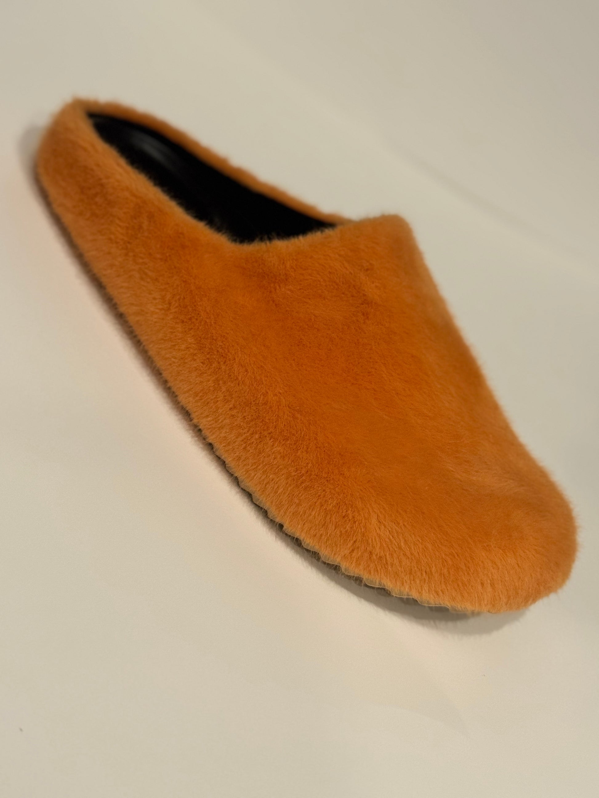 orange furry slide