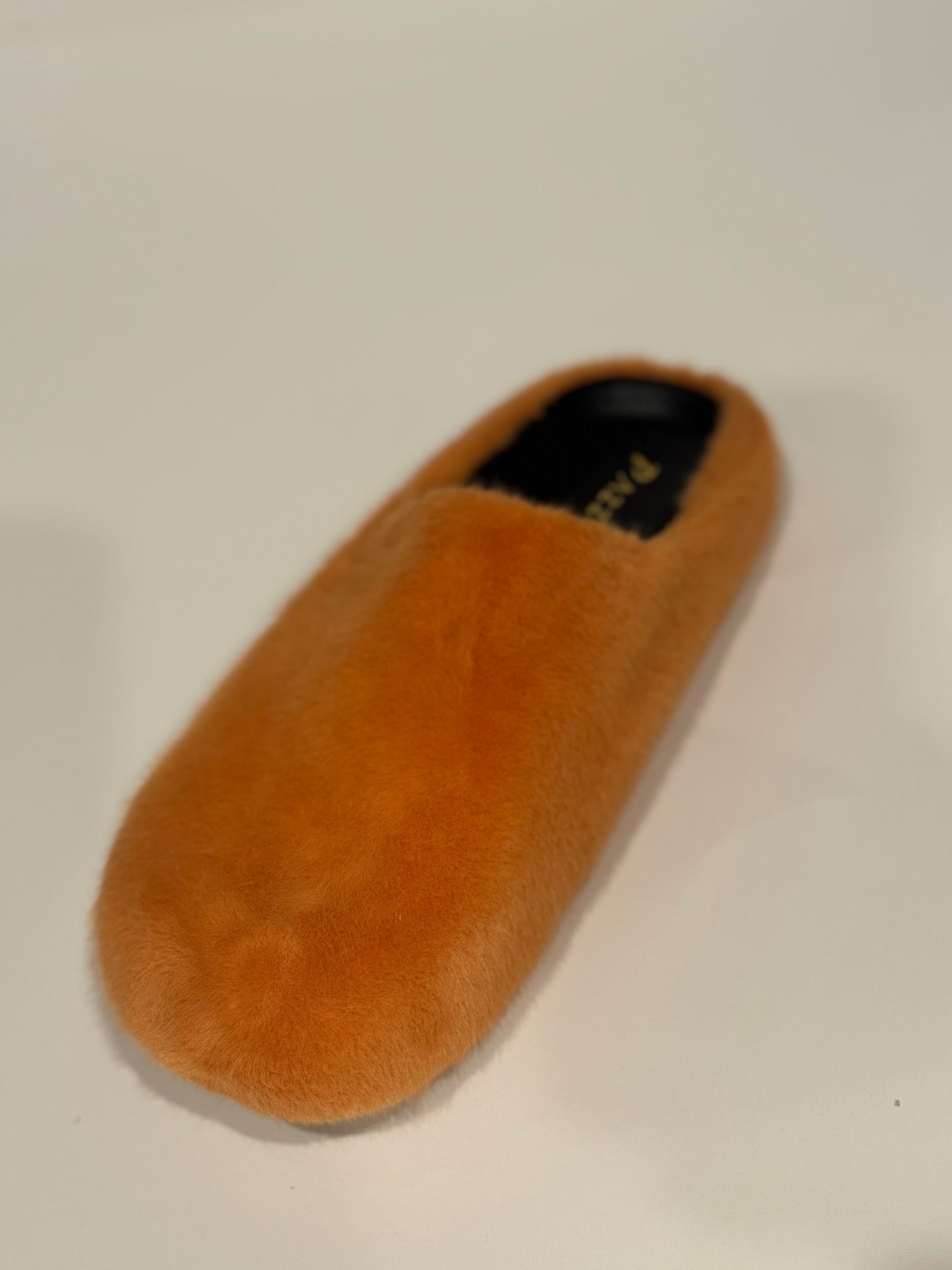 orange furry slide