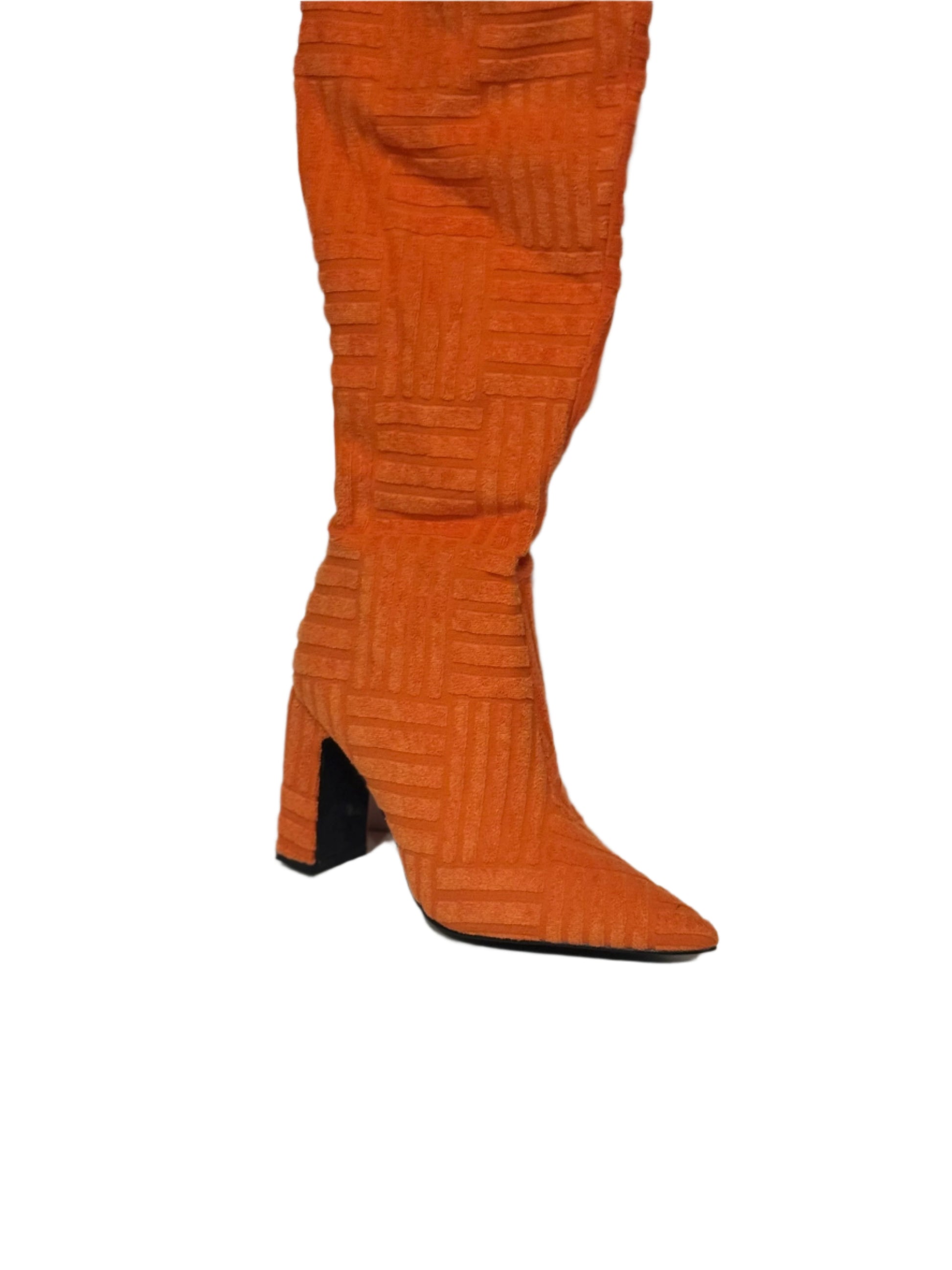 orange boots